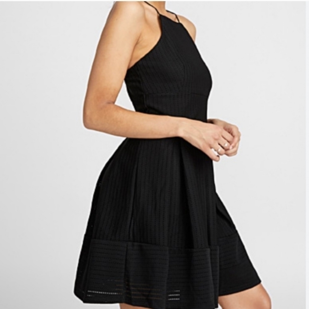 Twik Black 3D Mesh Dress